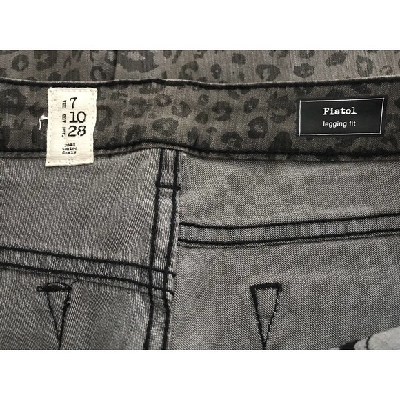 Volcom | Pistol Legging Fit Pants Size 7 Animal Print Stretch Slim Skinny Leg - Picture 11 of 12